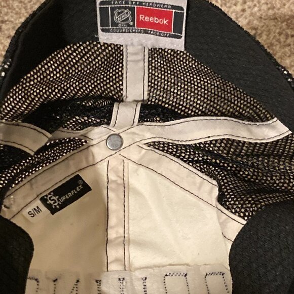 Boston Bruins Old School Reebok Superflex Faceoff Edition Baseball Cap Size S/M - Picture 7 of 13